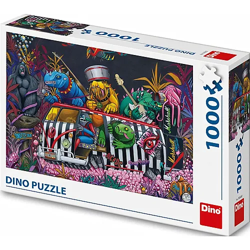 Dino Puzzle Monster Car (1000Teile)