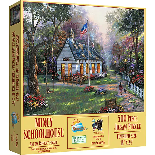 SunsOut Puzzle Robert Finale Die Schule von Mincy - 500 Teile