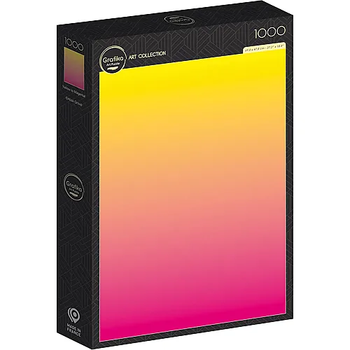 Grafika Puzzle Art Collection Yellow to Magenta! - 1000 Teile
