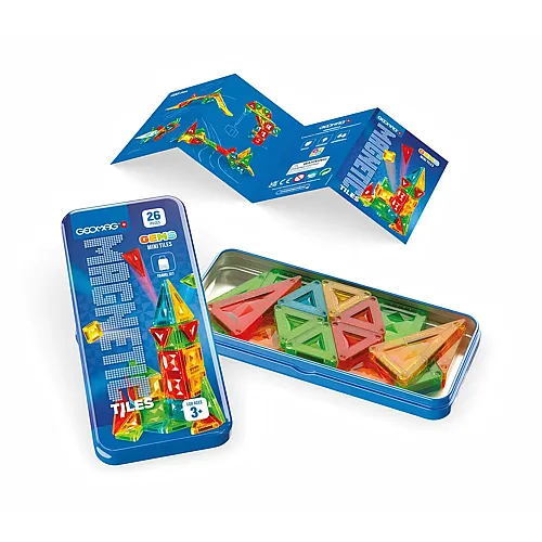 Geomag Display Magnetic Tiles Mini Travel 26 T.