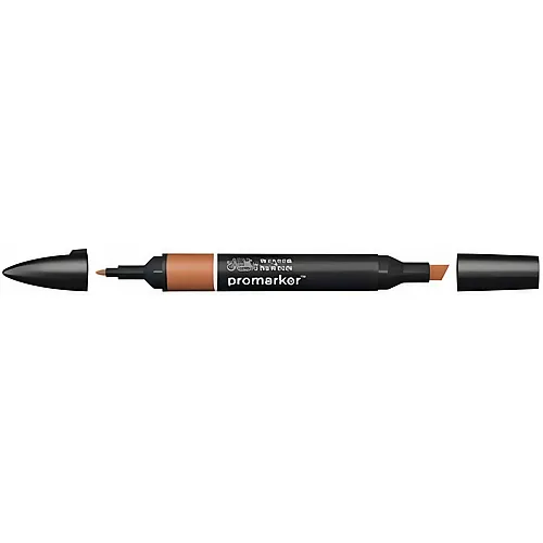 Winsor & Newton Promarker Stift mit 2 Spitzen Sattelbraun