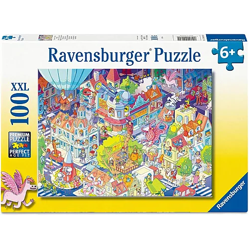 Ravensburger Puzzle Trubel in Chaoshausen - 100 Teile