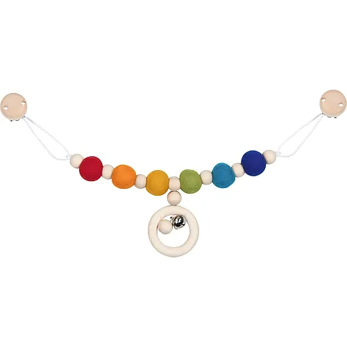 Goki Baby Kinderwagenkette Regenbogen - 40 cm