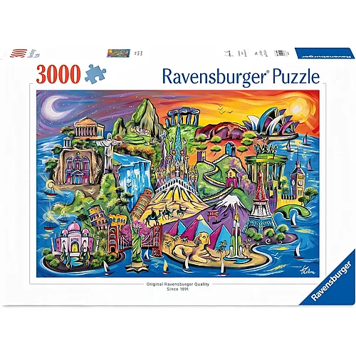 Ravensburger Puzzle Sch�tze der Welt - 3000 Teile
