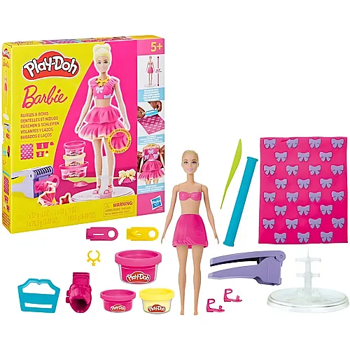 R�schen und Schleifen Puppenset