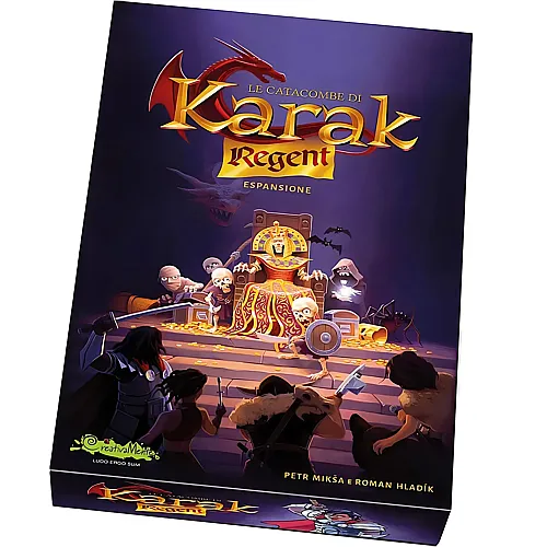CreativaMente Spiele Le catacombe di Karak - Regent Espansione (IT)