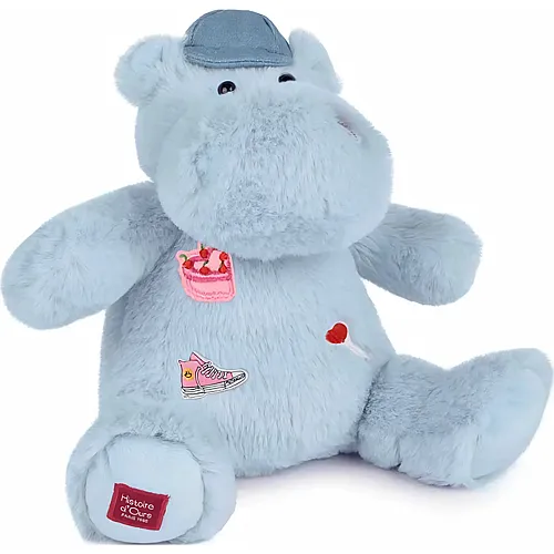 Doudou et Compagnie Hippo Hellblau - 20 cm