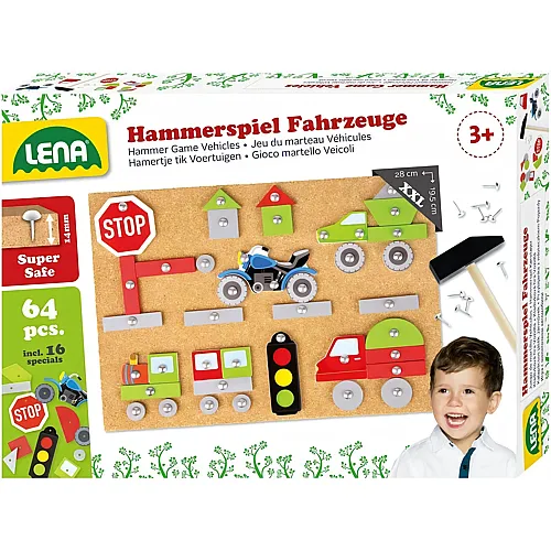 Hammerspiel Fahrzeuge - 64 Teile