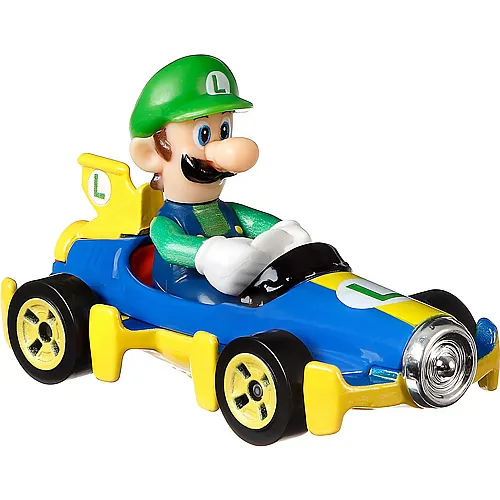 Hot Wheels Super Mario Die-Cast Luigi (1:64)