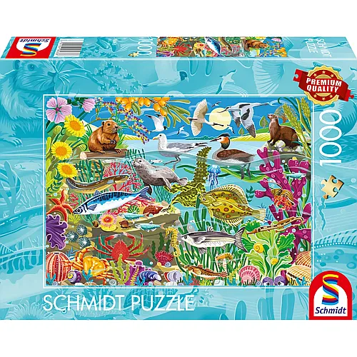 Schmidt Puzzle K�stenwelt - 1000 Teile