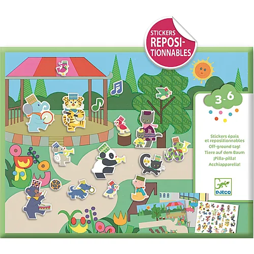 Djeco Sticker und Basteln Blaskapelle