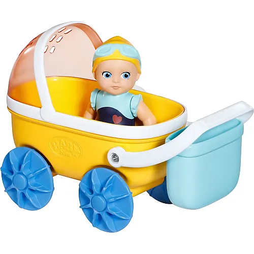Bade-Spielzeug-Set mit Emma im Kinderwagen
