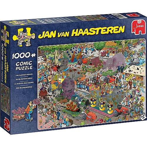 Jumbo Puzzle Jan van Haasteren Die Blumen Parade (1000Teile)