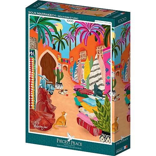 Pieces & Peace Puzzle Souk Marrakech - 1000 Teile