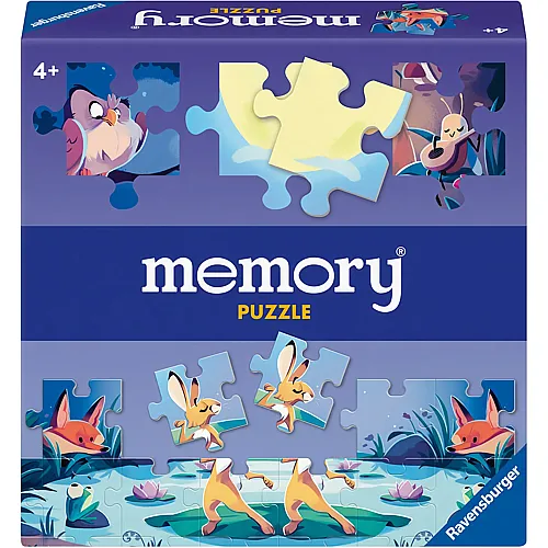 Ravensburger Spiele Memory Puzzle - Tiere am Teich