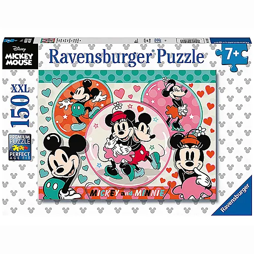 Ravensburger Puzzle Mickey Mouse Unser Traumpaar Mickey und Minnie (150XXL)