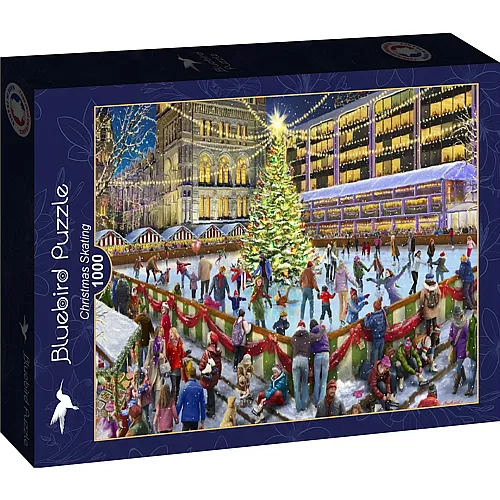 Bluebird Puzzle Weihnachtseislaufen (1000Teile)