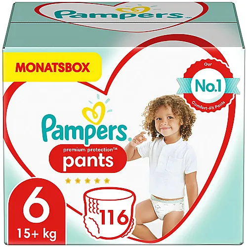 Pampers Premium Protection Windeln Monatsbox Pants Gr.6 (116St�ck)