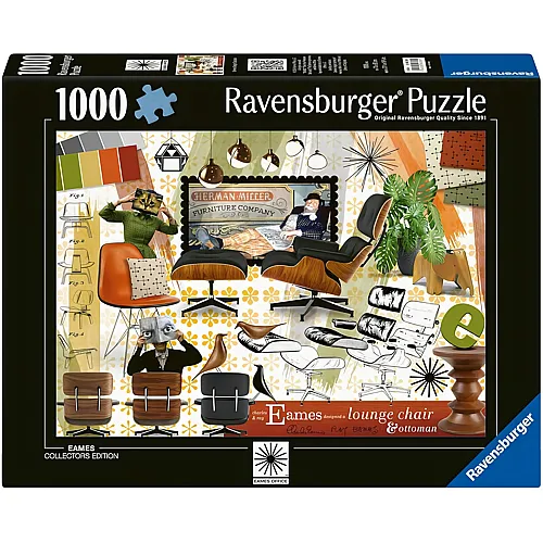 Ravensburger Puzzle Eames Design Klassiker - 1000 Teile