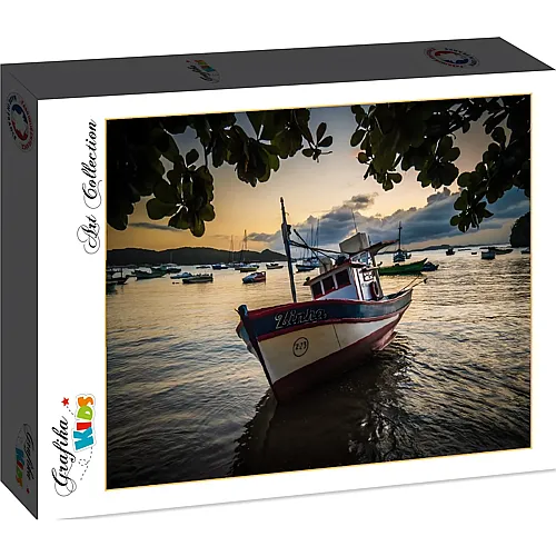 Grafika Puzzle Art Collection Grafika Kids Sunset on the Marina - 12 Teile