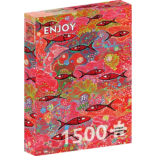 Enjoy Puzzle Deep Red - 1500 Teile