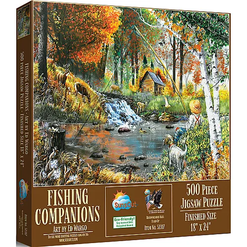 SunsOut Puzzle Ed Wargo Fishing Companions (500Teile)