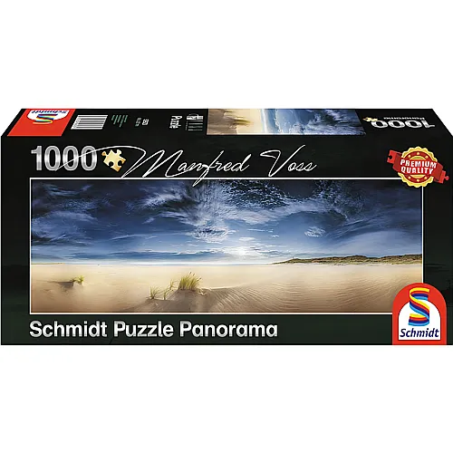 Schmidt Puzzle Panorama Manfred Voss Unendliche Welt Sylt (1000Teile)