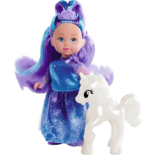 Puppe mit glitzerndem Einhorn