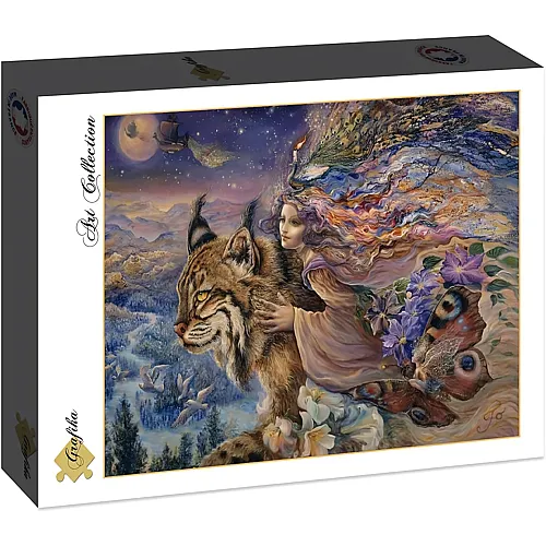 Grafika Puzzle Art Collection Jos�phine Wall - Flight of the Lynx - 2000 Teile