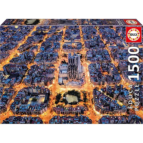 Barcelona von Oben 1500Teile