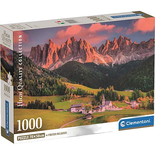 Clementoni Puzzle High Quality Collection Magische Dolomiten (1000Teile)