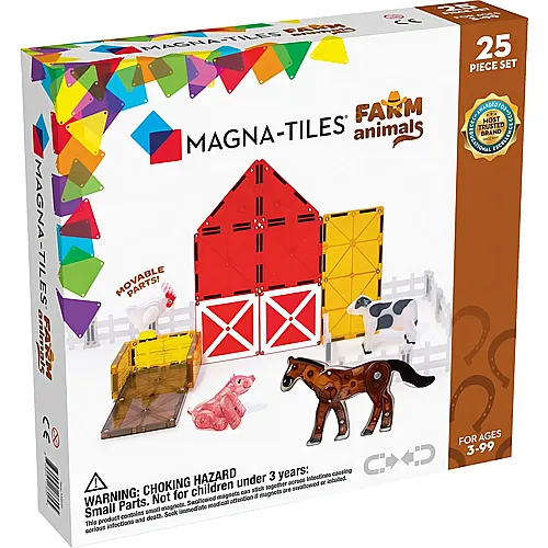 Magna-Tiles Bauernhof-Tiere Set (25Teile)