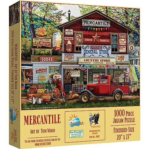 SunsOut Puzzle Tom Wood Mercantile - 1000 Teile
