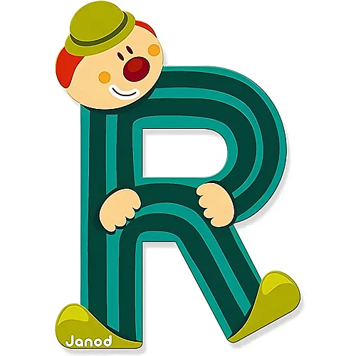 Janod Buchstaben Clown R