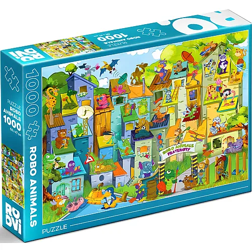 Roovi Puzzle Robo Tiere (1000Teile)