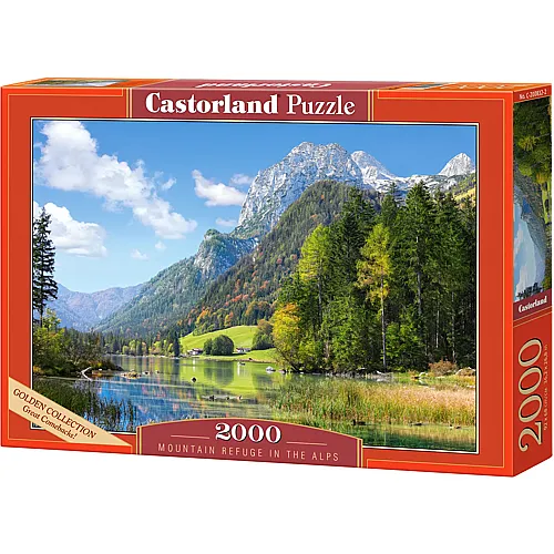Castorland Puzzle Mountain Refuge in the Alps (2000Teile)