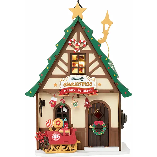 Robotime Funkelndes Weihnachtshaus