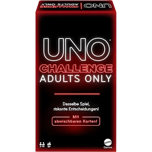 Mattel Games UNO Challenge Adults Only (DE)