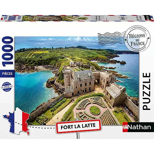 Nathan Puzzle R�gion de France Fort La Latte - 1000 Teile