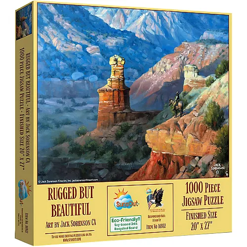 SunsOut Puzzle Jack Sorenson Rugged but Beautiful - 1000 Teile