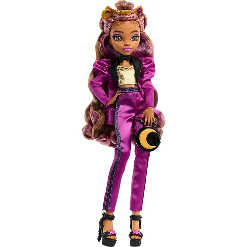 Mattel Monster High Clawdeen Wolfspuppe in Monster Ball Party Mode