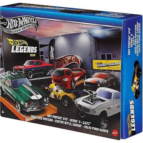Hot Wheels 6er Pack Die-Cast Legends Tour - 1:64