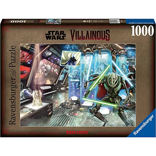 Ravensburger Puzzle Star Wars Villainous General Grievous (1000Teile)