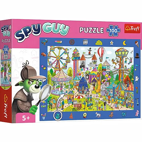 Trefl Puzzle Spy Guy - Freizeitpark - 100 Teile