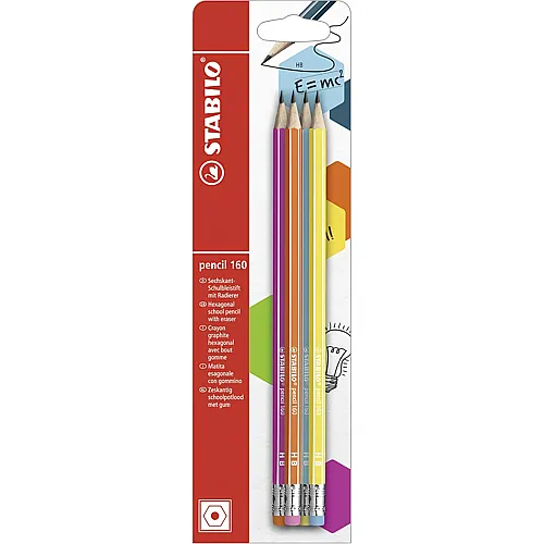 Stabilo Bleistift HB 160 - 4 Teile
