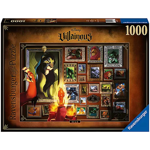 Ravensburger Puzzle Villainous Scar (1000Teile)
