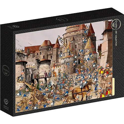 Grafika Puzzle Art Collection Fran�ois Ruyer Attack of the Castle - 1000 Teile