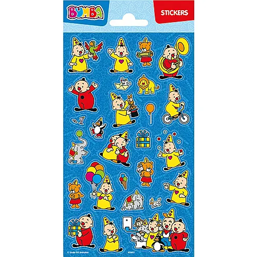 Totum Stickers Aufkleberblatt Bumba