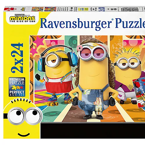 Ravensburger Puzzle Die Minions in Aktion (2x24)