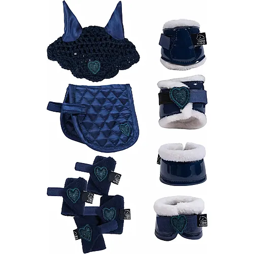 HKM Kids Reitset Starter Dunkelblau